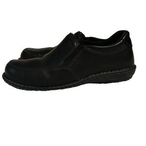 Carolina ESD Safety Steel Toe Black Leather Shoes Sz 6 M